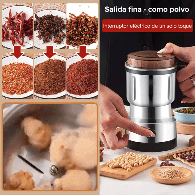 🔥【1° Más Vendido】⚡🌟 Molinillo eléctrico multifuncional: rápido y potente 💪✨ Para café fresco, especias y frutos secos, ideal para la cocina y el día a día.