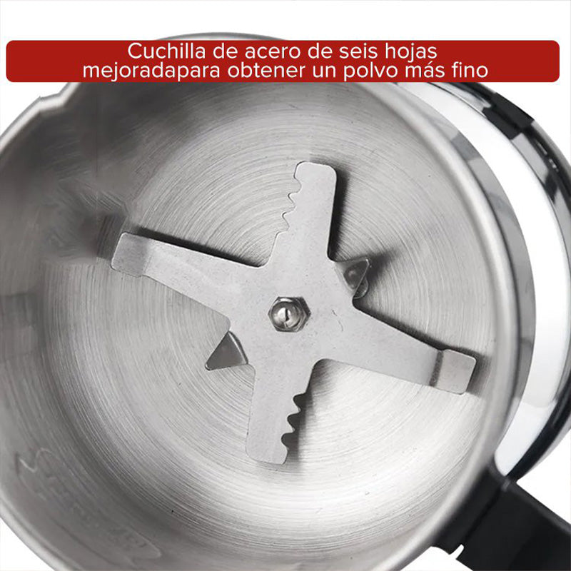 🔥【1° Más Vendido】⚡🌟 Molinillo eléctrico multifuncional: rápido y potente 💪✨ Para café fresco, especias y frutos secos, ideal para la cocina y el día a día.