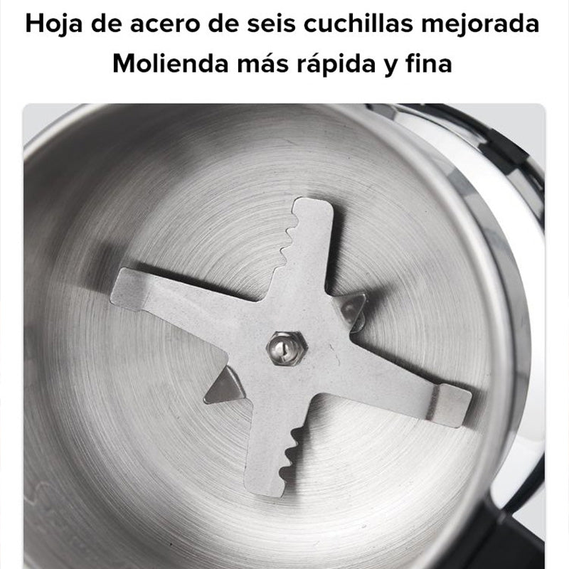 🔥【1° Más Vendido】⚡🌟 Molinillo eléctrico multifuncional: rápido y potente 💪✨ Para café fresco, especias y frutos secos, ideal para la cocina y el día a día.