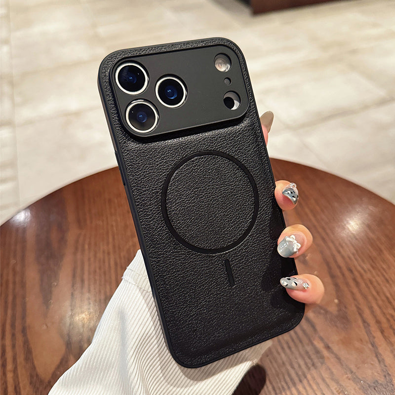 Funda magnética antihuellas para teléfonos de la serie 12-17
