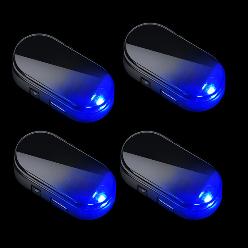 🚗 50% dto. Luz LED disuasoria solar para coche – sensor inteligente, carga USB, instalación sin cables. Protege tu auto día y noche! ✨🛡️