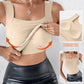 Camiseta de tirantes térmica con cuello en U y sujetador incorporado para mujer