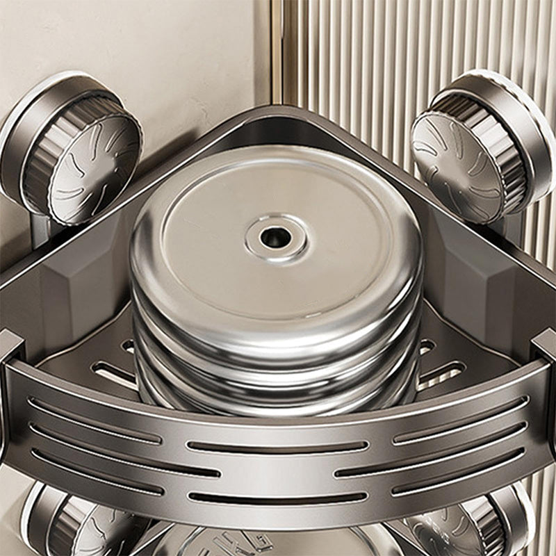 🥳 ¡Gran éxito en ventas! 🛁 Estante esquinero triangular con ventosas sin taladros | Soporte firme para baño y cocina 🧽