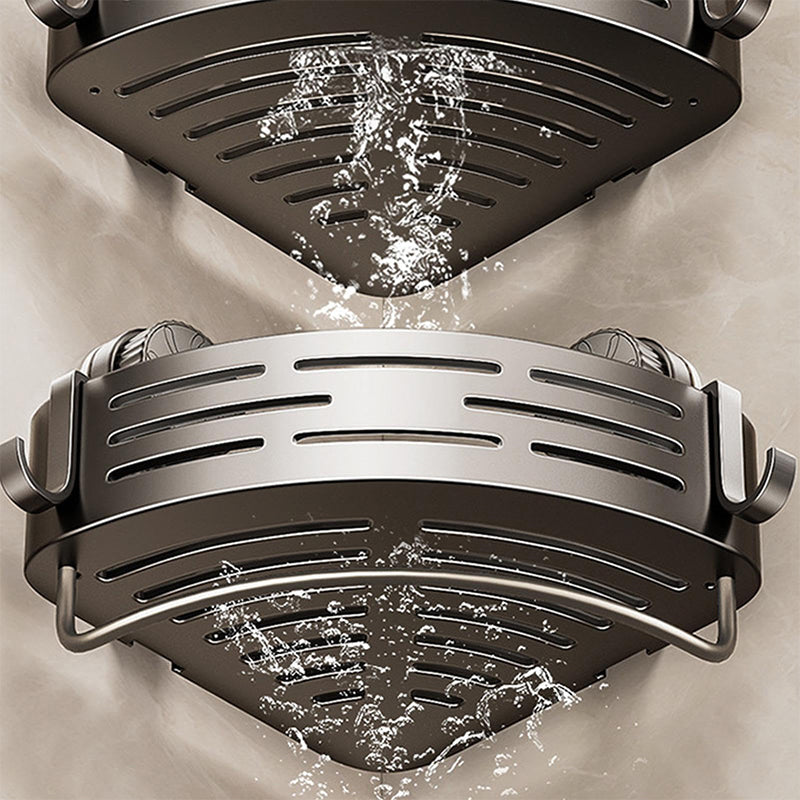 🥳 ¡Gran éxito en ventas! 🛁 Estante esquinero triangular con ventosas sin taladros | Soporte firme para baño y cocina 🧽