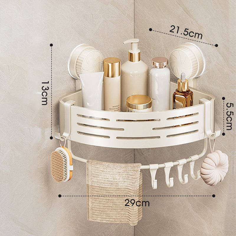 🥳 ¡Gran éxito en ventas! 🛁 Estante esquinero triangular con ventosas sin taladros | Soporte firme para baño y cocina 🧽