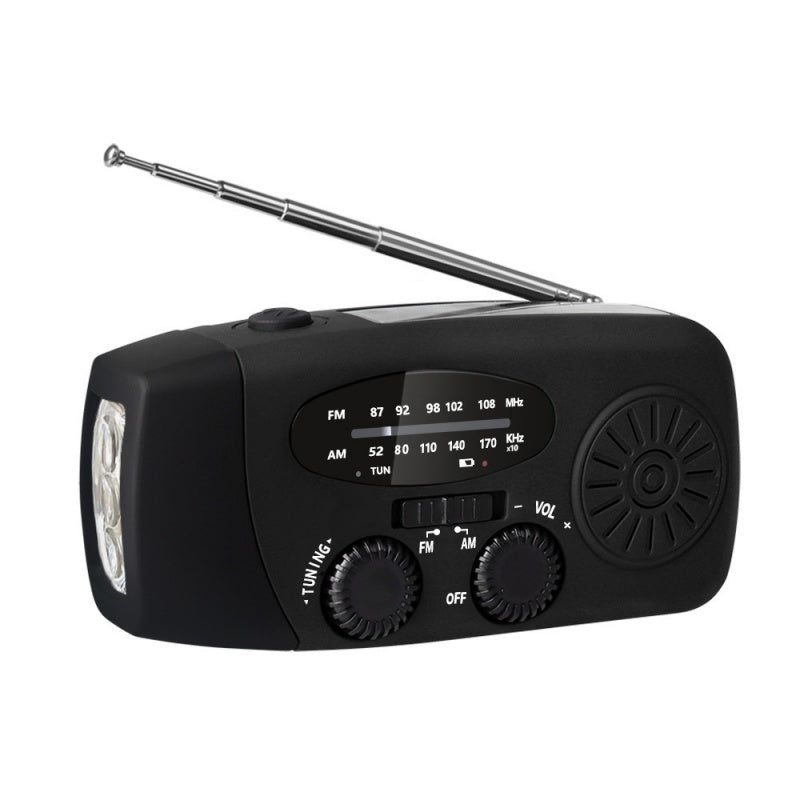 📻Radio portátil solar: emergencia, multifunción y recarga USB para actividades al aire libre/supervivencia 🔋