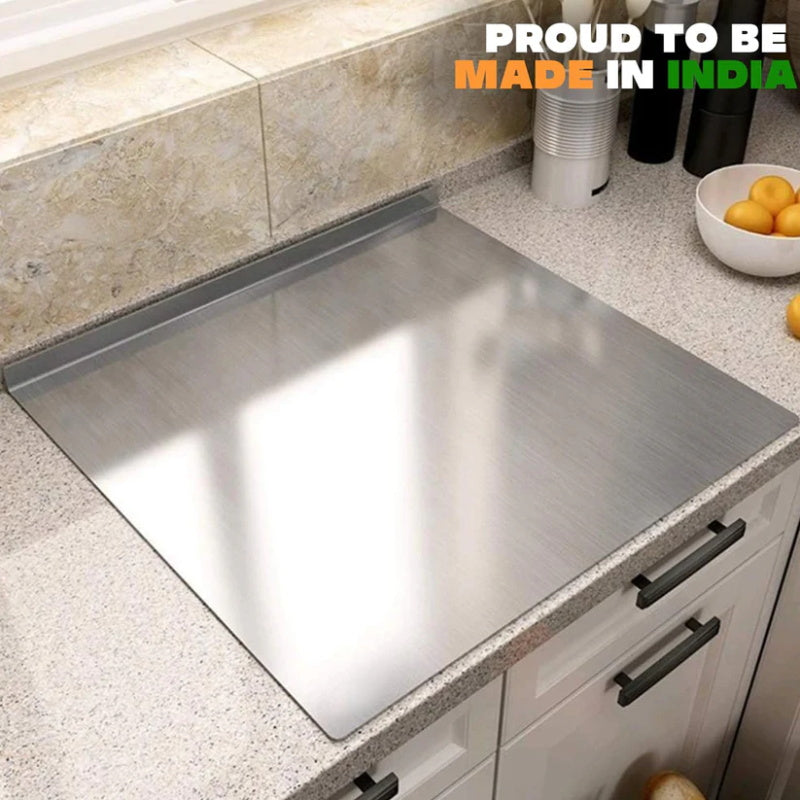 🛍️ 50% DTO – Tabla de Cortar de Acero Inoxidable 304 – Duradera, Fácil de Limpiar y Perfecta para Cocina, Repostería y Preparación de Carne 🔪