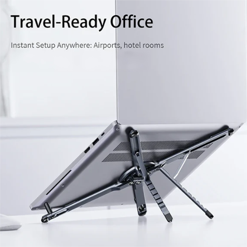📱 ¡OFERTA NÚMERO 1 50% DE DESCUENTO! 🧲 Soporte Magnético 4en1 Ajustable – Para Teléfono, Tableta y Portátil, Altura Ajustable, Plegable y Portátil ✨