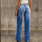 👖✨ Vaqueros de Pierna Ancha Elegantes y Relajados – Estilo Sin Esfuerzo para Tu Look Diario 💃🌟