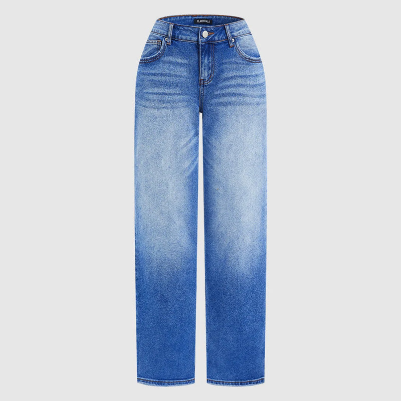 👖✨ Vaqueros de Pierna Ancha Elegantes y Relajados – Estilo Sin Esfuerzo para Tu Look Diario 💃🌟