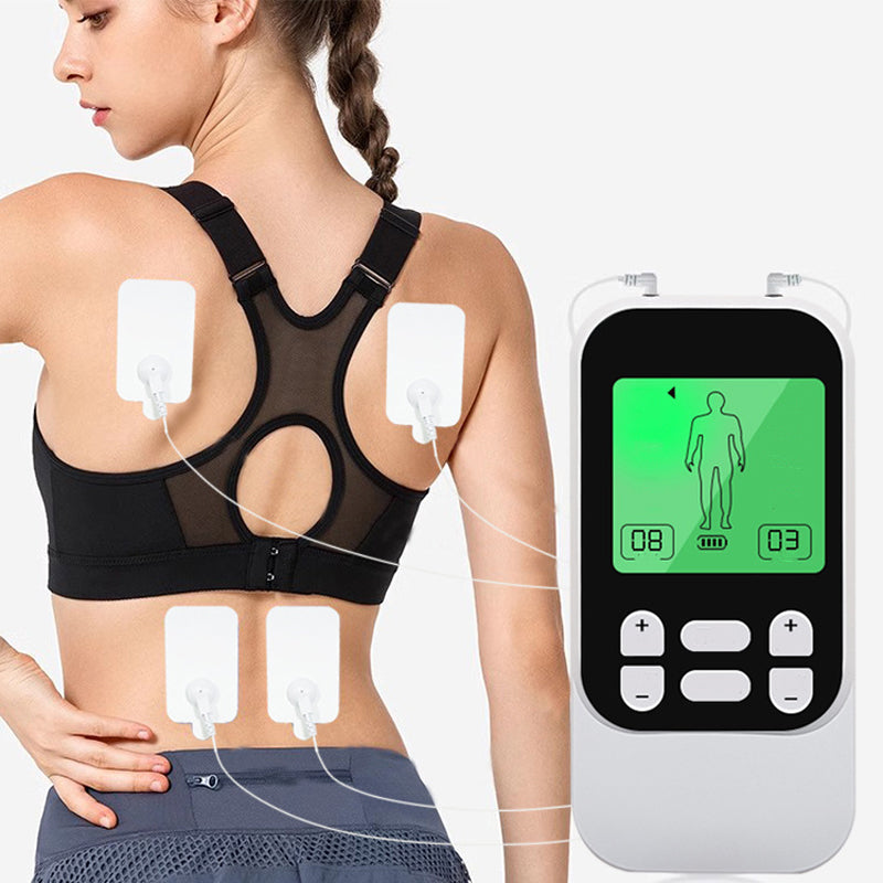 Estimulador muscular portátil TENS de doble canal
