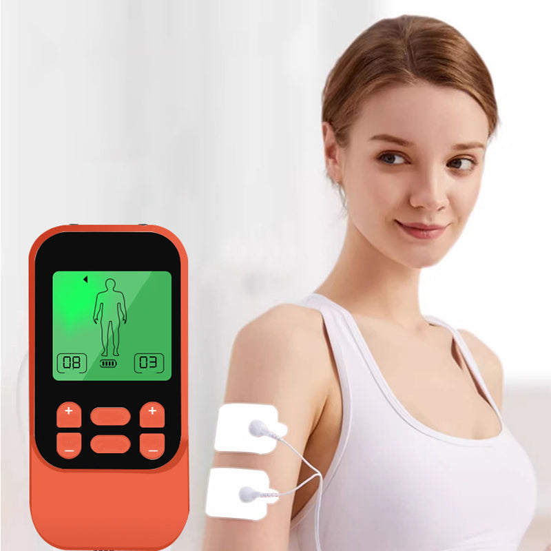 Estimulador muscular portátil TENS de doble canal