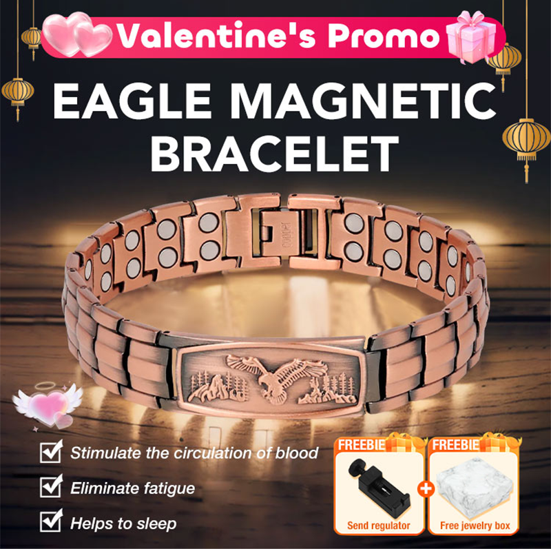 Pulsera Magnética para Hombre con Diseño de Águila