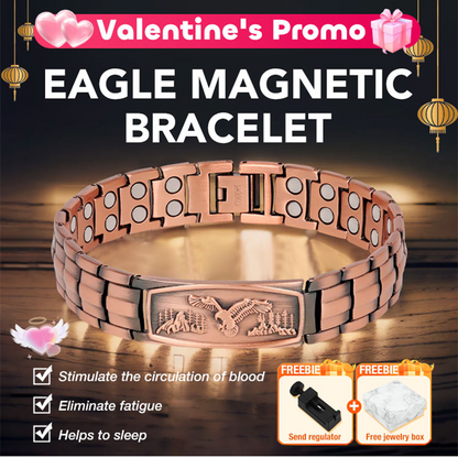Pulsera Magnética para Hombre con Diseño de Águila