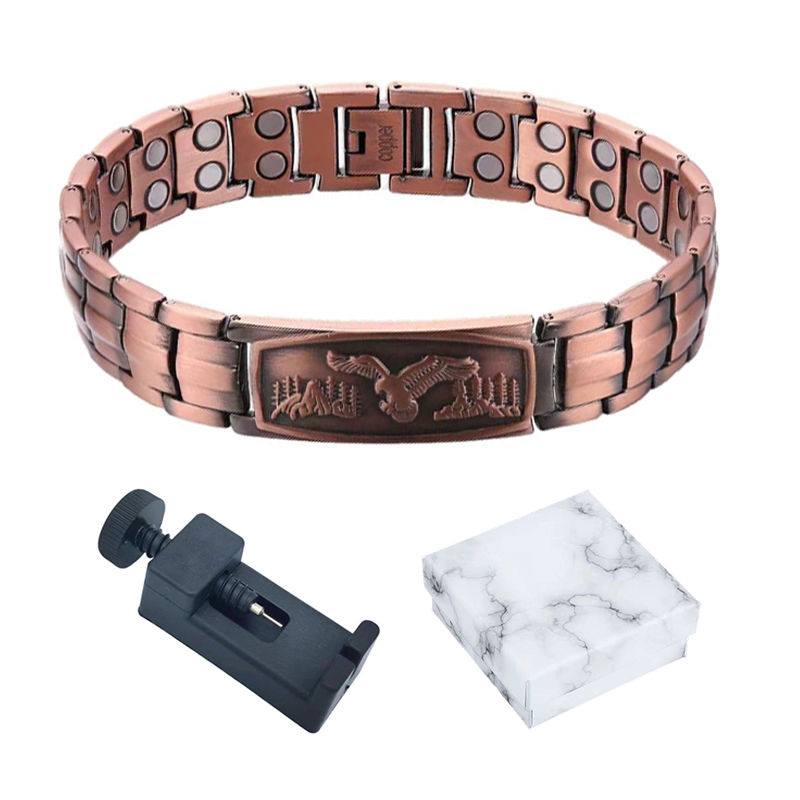 Pulsera Magnética para Hombre con Diseño de Águila