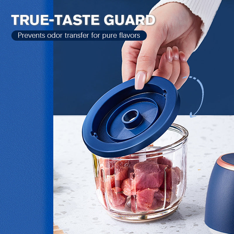 ⚡️🌿 Picadora eléctrica de gran capacidad y potente – ¡rápida, eficiente y versátil! Perfecta para una alimentación saludable y una cocina sostenible. 💪