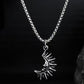 🌞🌙 Collar Pendant Set Sol y Luna Entrelazados – Símbolo de amor único para San Valentín