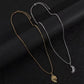 🌞🌙 Collar Pendant Set Sol y Luna Entrelazados – Símbolo de amor único para San Valentín