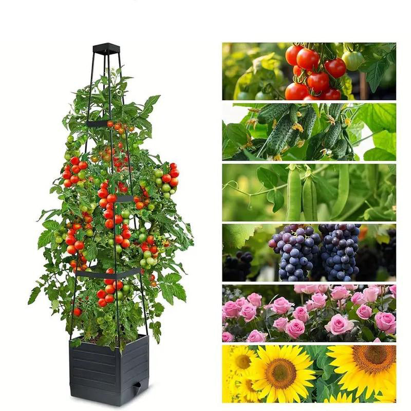🌿Desordenado? ¡Esta Torre Organiza Tu Jardín (y Riega Sola)! ⏳Jardineros Recomiendan! Torre de Cultivo Auto-Riego⚡️