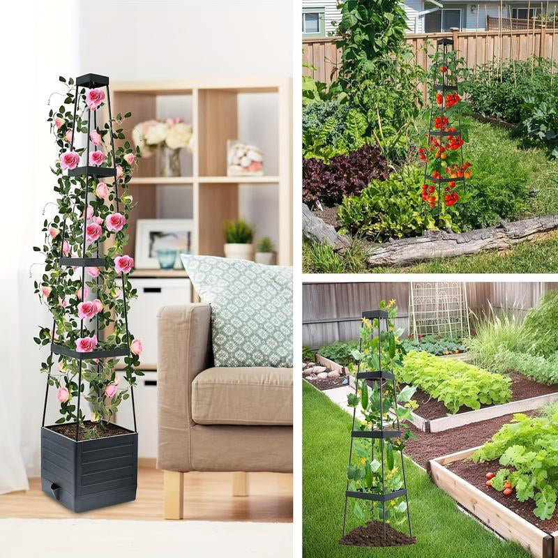 🌿Desordenado? ¡Esta Torre Organiza Tu Jardín (y Riega Sola)! ⏳Jardineros Recomiendan! Torre de Cultivo Auto-Riego⚡️