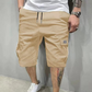💖🩳 Shorts Cargo Casuales para Hombre con Cintura de Cordón – Multibolsillos, Ligeros y Transpirables