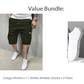 💖🩳 Shorts Cargo Casuales para Hombre con Cintura de Cordón – Multibolsillos, Ligeros y Transpirables