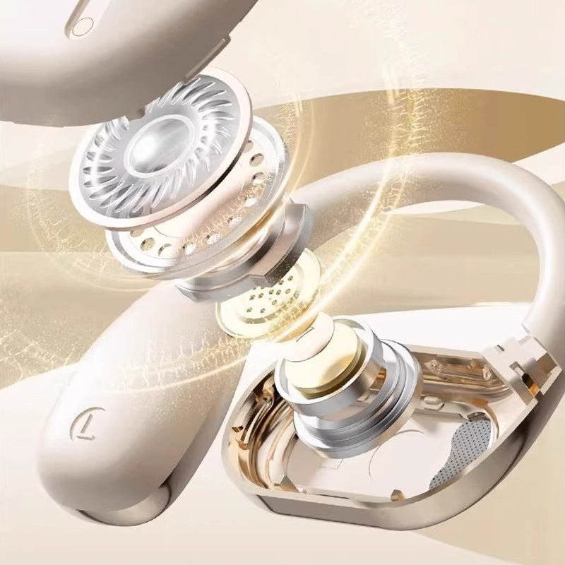 🎧Audífonos Inalámbricos Open-Ear | 72h de Batería + Reducción de Ruido AI + Ideal para Deportes✨