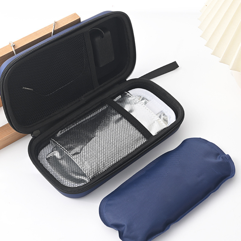 Temp Inestable? Estuche Insulina LCD, ¡Control Total! ❄️ Hielo 24h Reutilizable+⏳ 48h Frío!