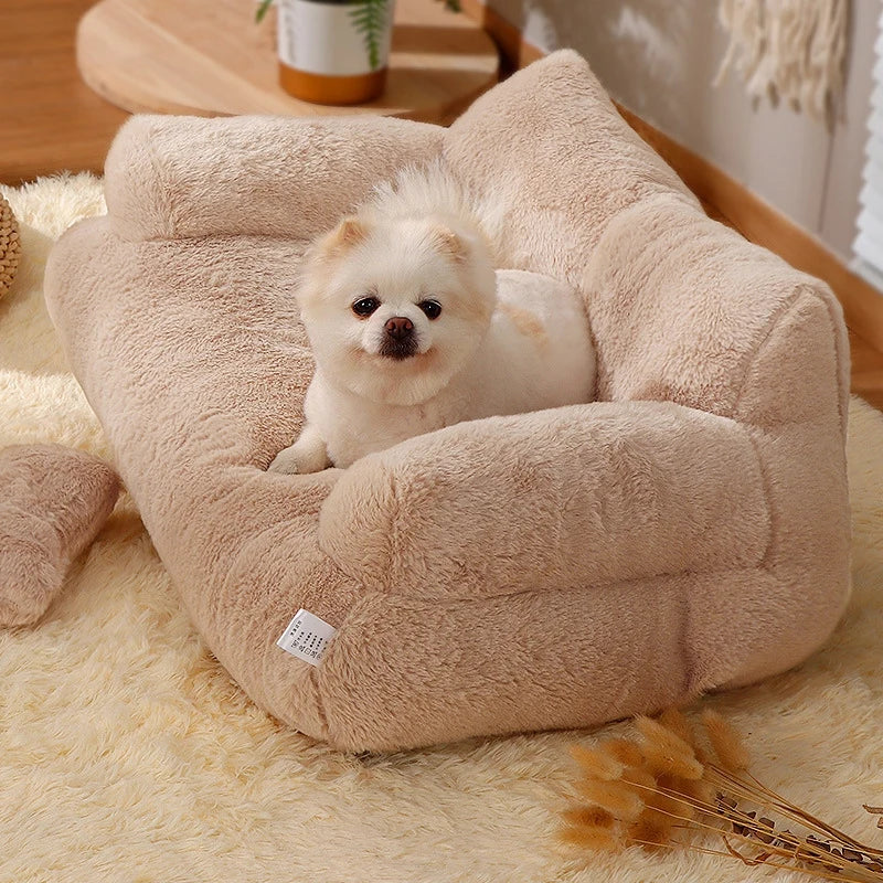 🔥【1° Más Vendido】🔥Mascota Ansiosa? Sofá Relajante, ¡Borde Elevado Calma!Ortopédico+💪 Alivia Dolor! Veterinarios Recomiendan! Sofá Anti-Estres, Duradero