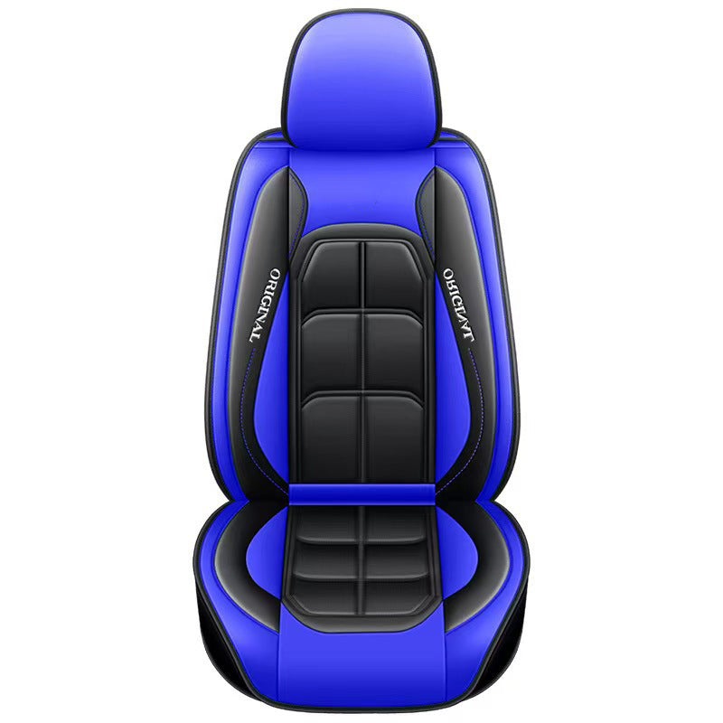 Funda de cuero para asiento de coche con cobertura total para todas las estaciones