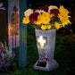 🔥🎁¡Novedad 50% DE DESCUENTO!💥 Jarrón Solar LED para Tumbas con Estaca – Soporte Floral Conmemorativo