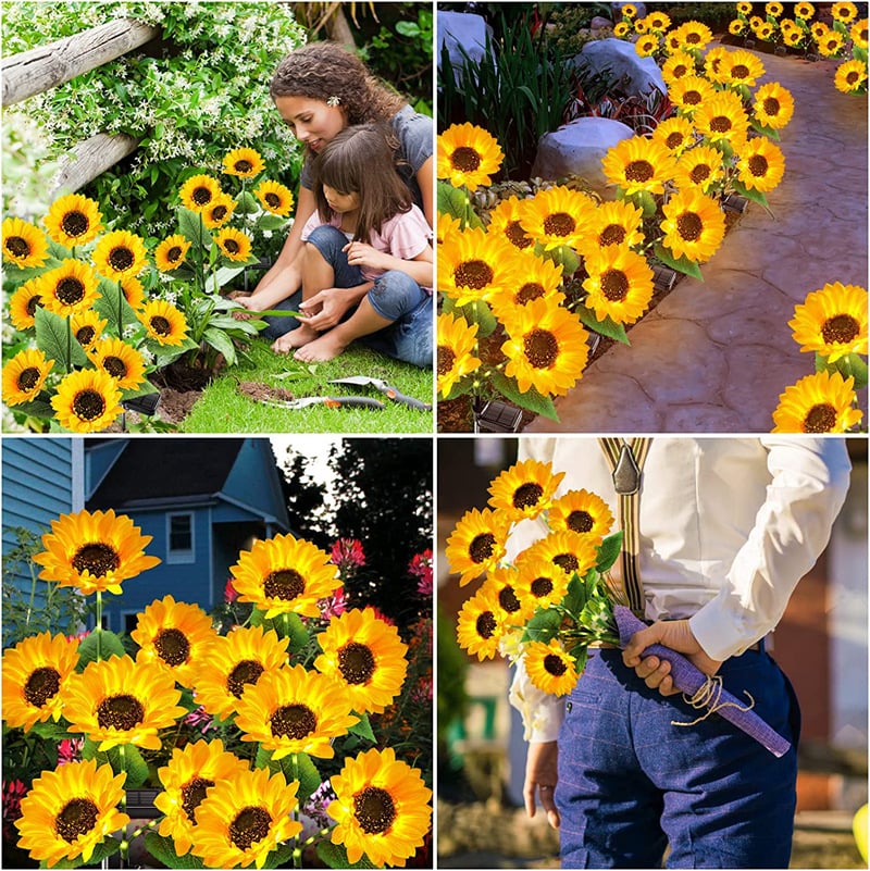 ⏳Time-Limited Special⏰Solar Sunflower Outdoor Decor – Realistic, IP65 & weatherproof – Automatic on/off – perfect for garden, patio or balcony ☀️🌿✨🏡