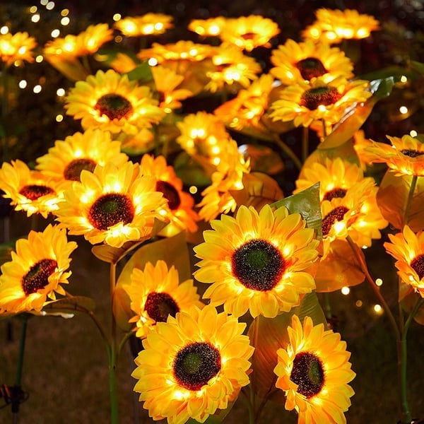 ⏳Time-Limited Special⏰Solar Sunflower Outdoor Decor – Realistic, IP65 & weatherproof – Automatic on/off – perfect for garden, patio or balcony ☀️🌿✨🏡