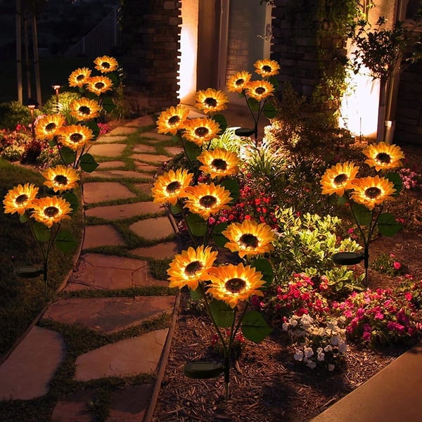 ⏳Time-Limited Special⏰Solar Sunflower Outdoor Decor – Realistic, IP65 & weatherproof – Automatic on/off – perfect for garden, patio or balcony ☀️🌿✨🏡