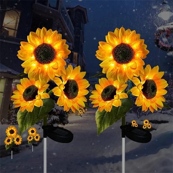 ⏳Time-Limited Special⏰Solar Sunflower Outdoor Decor – Realistic, IP65 & weatherproof – Automatic on/off – perfect for garden, patio or balcony ☀️🌿✨🏡
