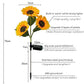 ⏳Time-Limited Special⏰Solar Sunflower Outdoor Decor – Realistic, IP65 & weatherproof – Automatic on/off – perfect for garden, patio or balcony ☀️🌿✨🏡