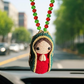 ⏳🔥¡50 % DE DESCUENTO POR TIEMPO LIMITADO! ⏰ 🙏 Adorno colgante de Virgen María tejido a mano – punto a punto, hecho con amor. Perfecto para el espejo de tu auto o el hogar – un poco de paz para llevar contigo a todas partes. ✨