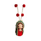 ⏳🔥¡50 % DE DESCUENTO POR TIEMPO LIMITADO! ⏰ 🙏 Adorno colgante de Virgen María tejido a mano – punto a punto, hecho con amor. Perfecto para el espejo de tu auto o el hogar – un poco de paz para llevar contigo a todas partes. ✨