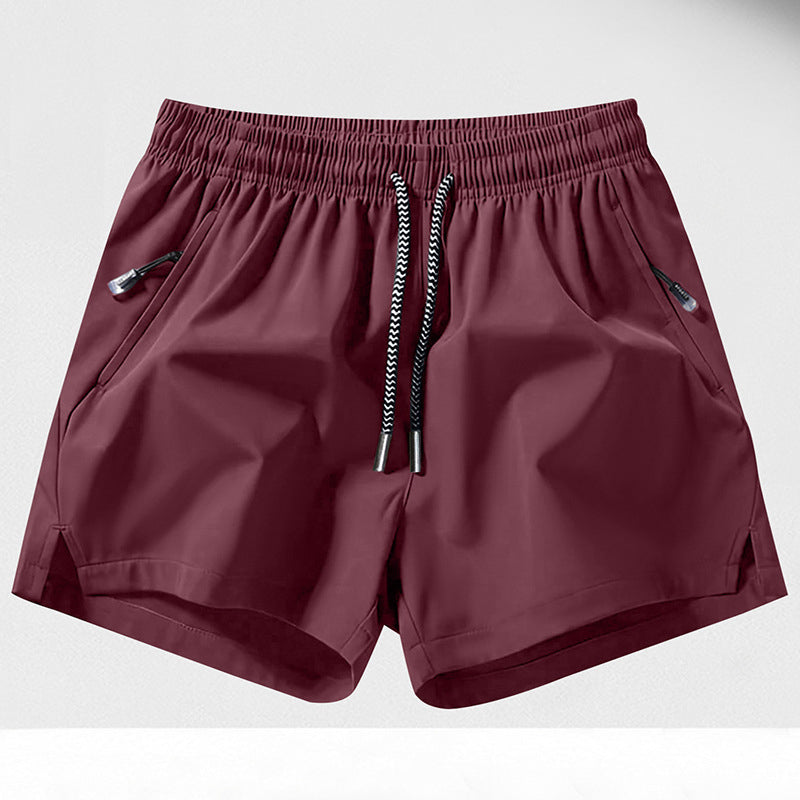 ✨Nuevos✨Pantalones Cortos Deportivos de Secado Rápido para Hombre con Bolsillos con cremallera