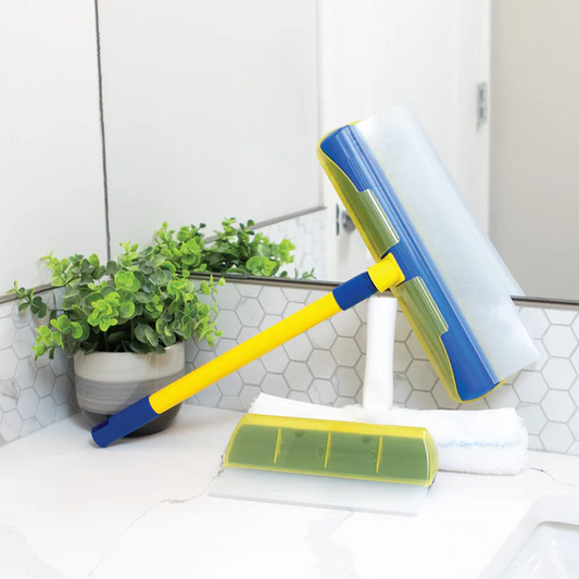 🧼 Juego de 5 Escurridores Antirayaduras – Limpieza Eficaz de Vidrio Sin Marcas ✨💧