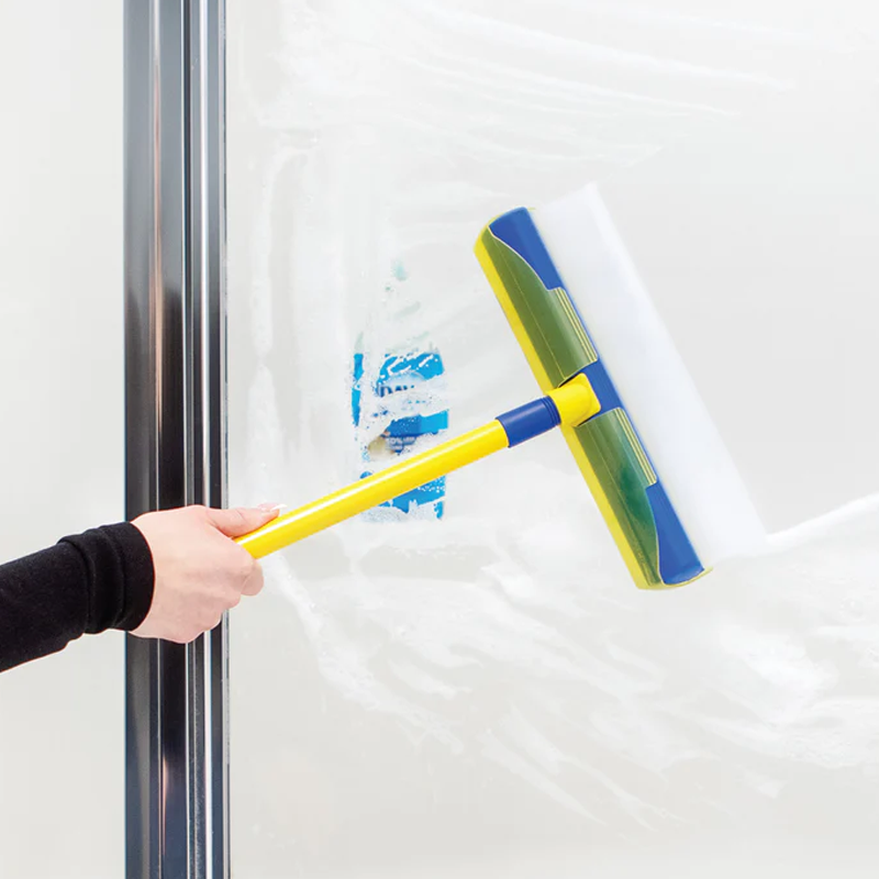 🧼 Juego de 5 Escurridores Antirayaduras – Limpieza Eficaz de Vidrio Sin Marcas ✨💧