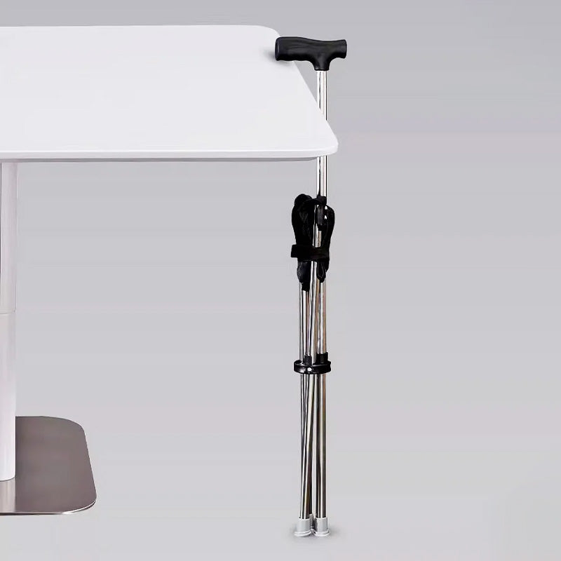 Bastón con Asiento Plegable 2 en 1 para Adulto Mayor, Apoyo y Descanso