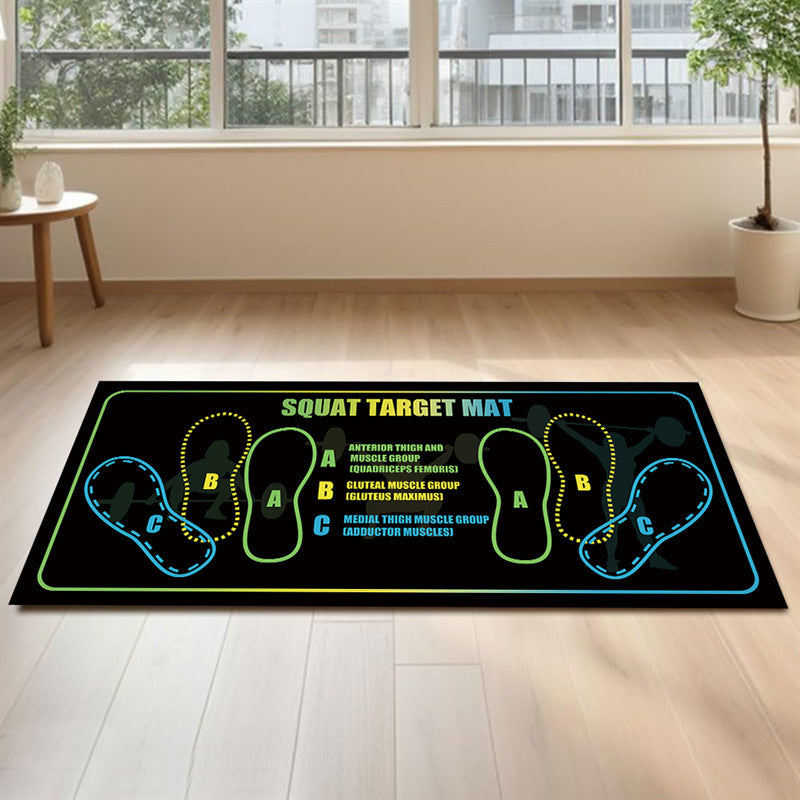 💎 ¡50% DE DESCUENTO! 💎 Tapete de Sentadillas Antideslizante de Tierra de Diatomeas – Guía de Posición de Pies, Ultra Agarre y Absorbente (35×80cm) 🏋️‍♀️🖤
