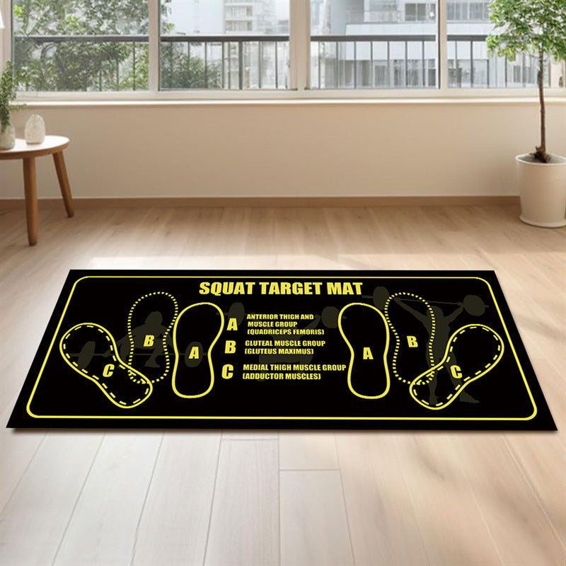 💎 ¡50% DE DESCUENTO! 💎 Tapete de Sentadillas Antideslizante de Tierra de Diatomeas – Guía de Posición de Pies, Ultra Agarre y Absorbente (35×80cm) 🏋️‍♀️🖤