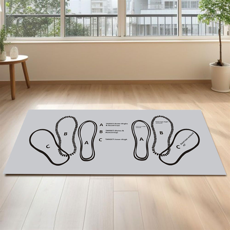 💎 ¡50% DE DESCUENTO! 💎 Tapete de Sentadillas Antideslizante de Tierra de Diatomeas – Guía de Posición de Pies, Ultra Agarre y Absorbente (35×80cm) 🏋️‍♀️🖤