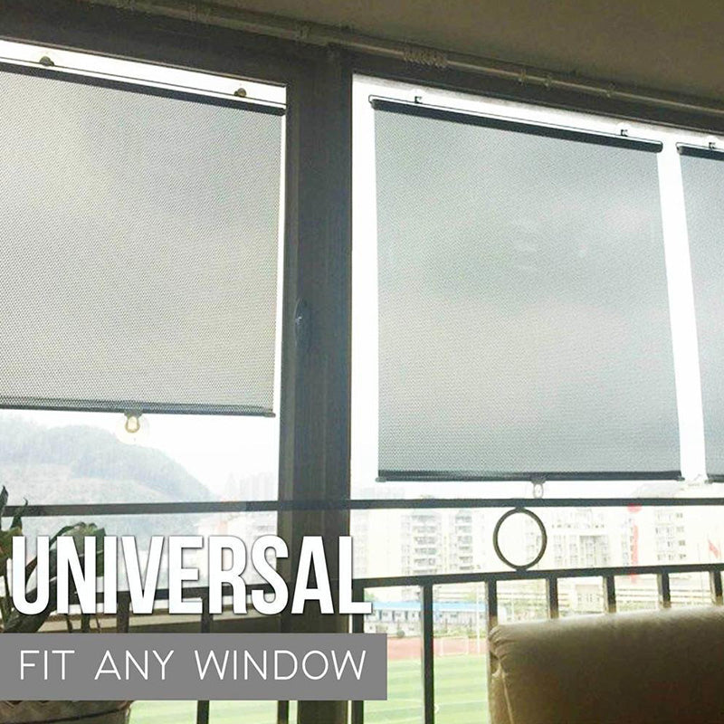 🌞 ¡50% DE DESCUENTO AHORA! 🚗 Parasol enrollable retráctil para ventana de coche y habitación - Protección UV, fácil instalación y tamaño ajustable 🏠