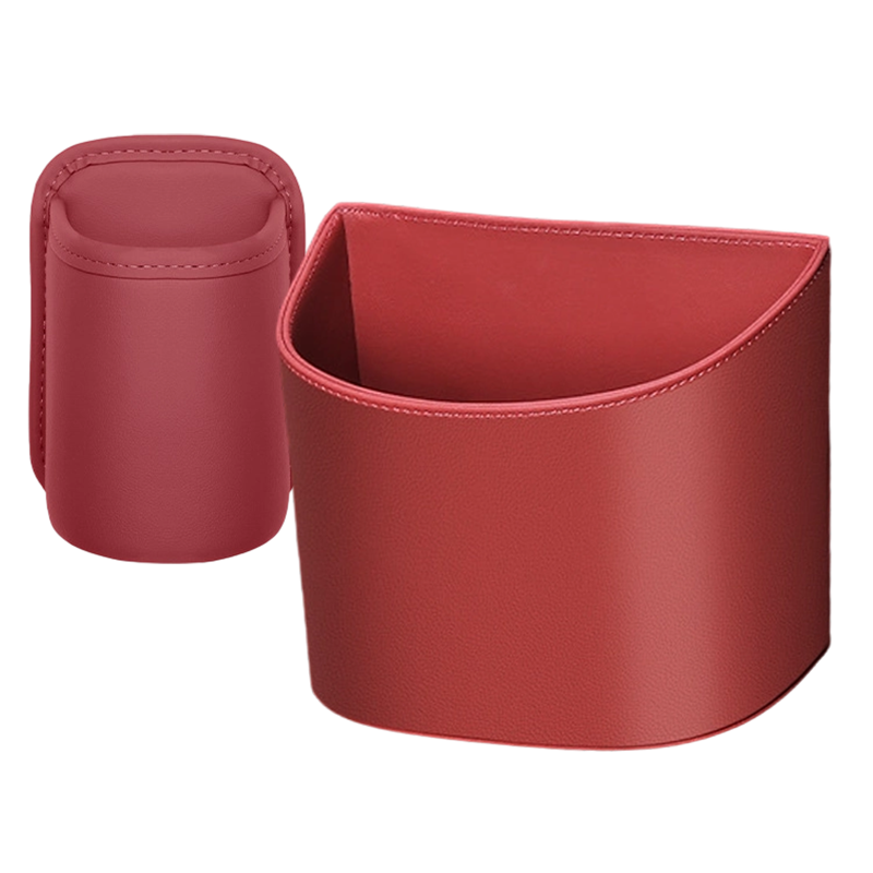 🥳¡OFERTA TOP 2026!🥳💞¡Más de 50,000 vendidos! 🚗🧺Portavasos de Cuero para la Puerta del Coche – Apertura amplia para acceder fácilmente a bebidas y al teléfono. Se fija con clip para un ajuste seguro. Fabricado en cuero PU, resistente y elegante. 🛡️✨