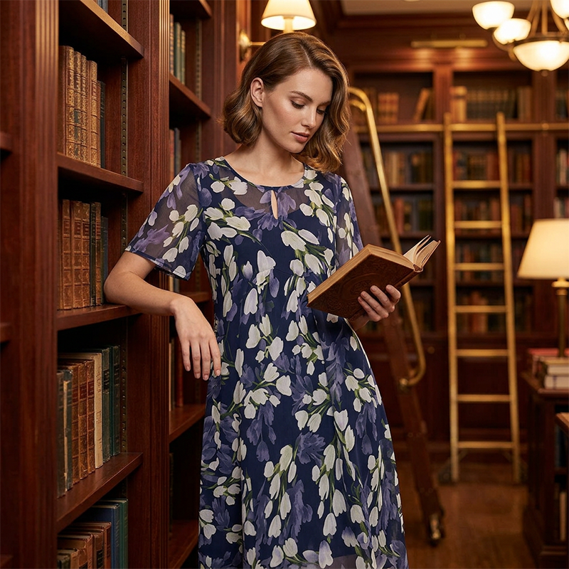 ⏰🔥 ¡50% DE DESCUENTO POR TIEMPO LIMITADO! 👗✨ Vestido de Fiesta de Manga Corta – Corte A y Largo Hasta la Rodilla, Elegancia Instantánea 💖🌟