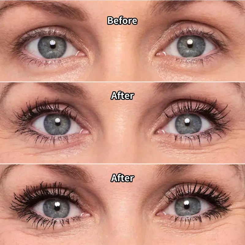 ⏰ ¡Oferta Limitada 50% OFF! 🎉 2 POR 1 – Duo de Máscara de Pestañas Tipo Tubing, Negro y Marrón, Volumen y Largo Intenso sin Manchas ✨👁️