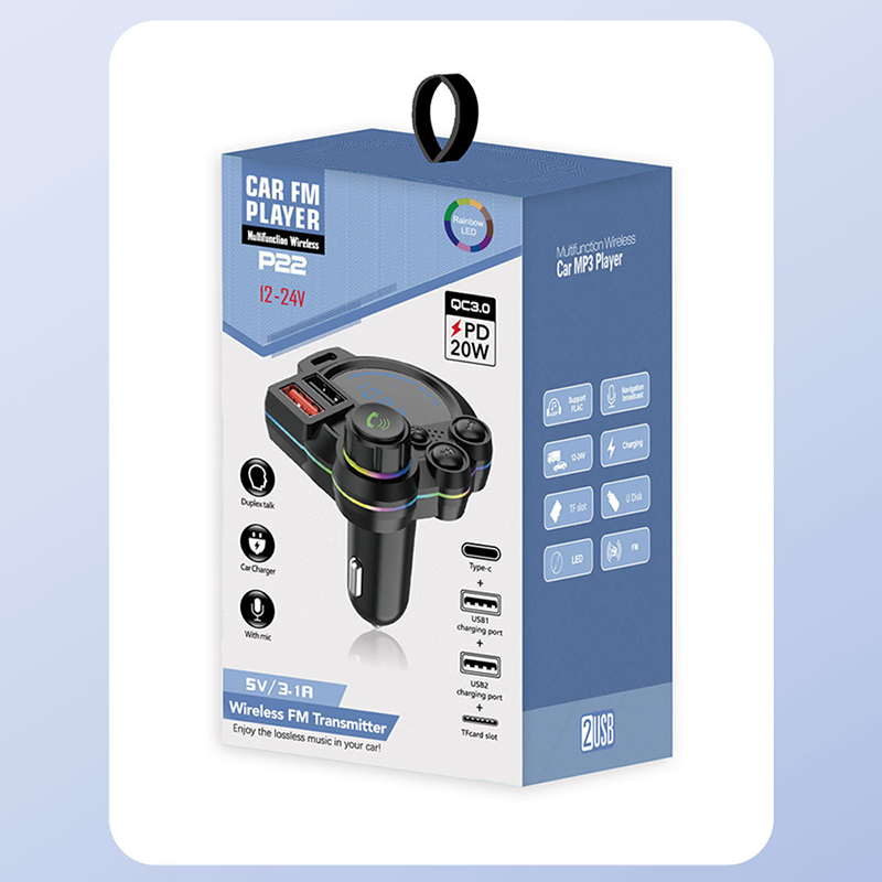 📻 ¡50% DE DESCUENTO AHORA! 🚗 Transmisor FM Bluetooth universal para auto con doble puerto: música inalámbrica, llamadas manos libres y cargador doble USB 🔌
